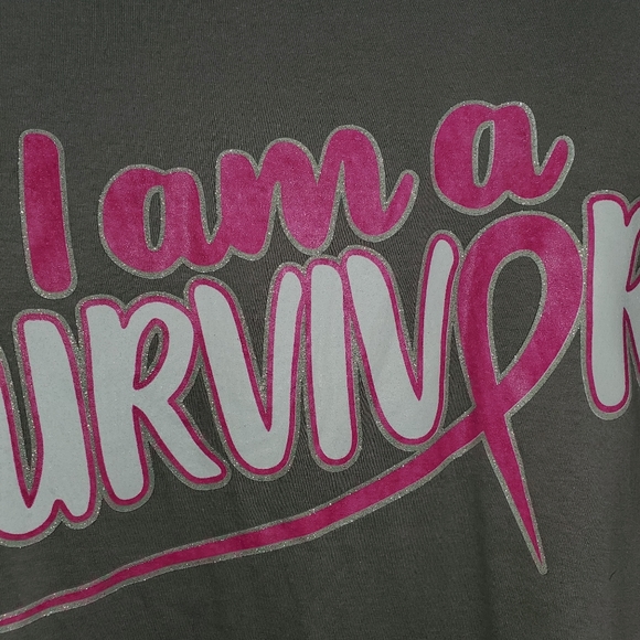 🐿️OFFER $25🐿️ SURVIVOR Tee for Breast Cancer Awareness, 3XL - Picture 2 of 7